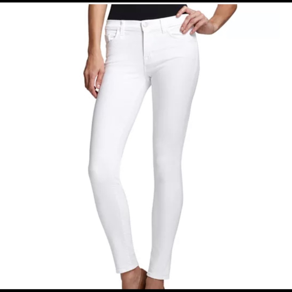J Brand Skinny Leg White Jeans